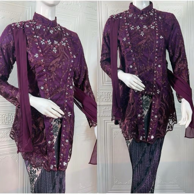 Kutu Baru Hijab Selendang/kutu baru hijab/baju wisuda/kebaya wisuda/kebaya lamaran/kebaya nikahan/ke