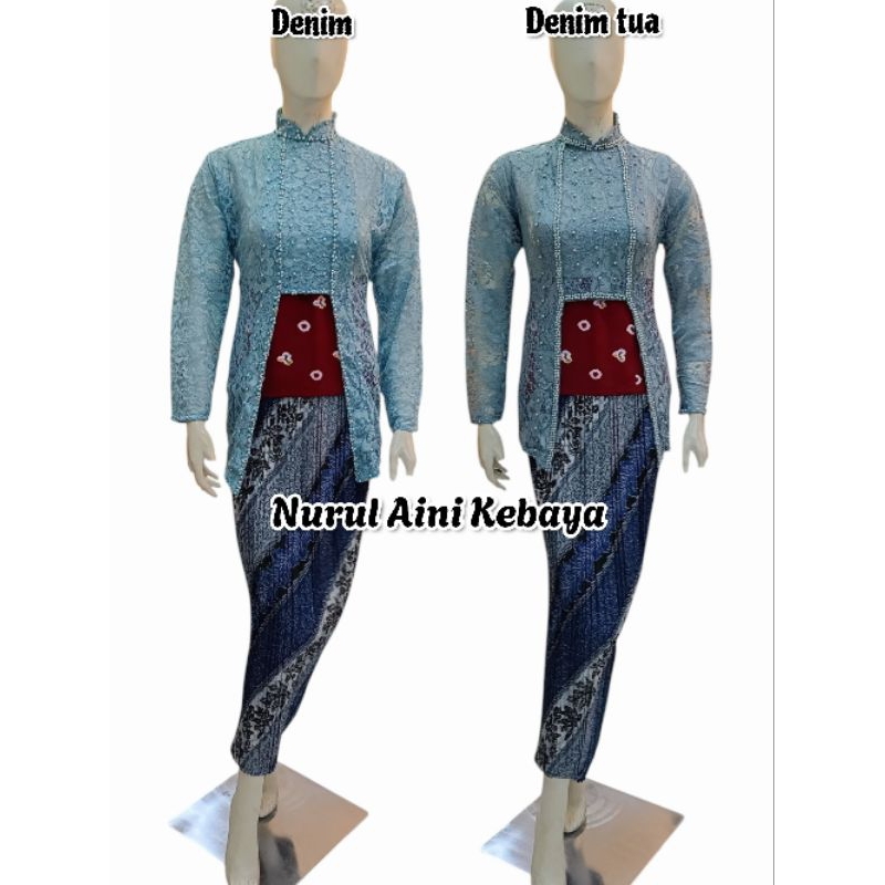 Kebaya Kutu Baru Hijab Brokat