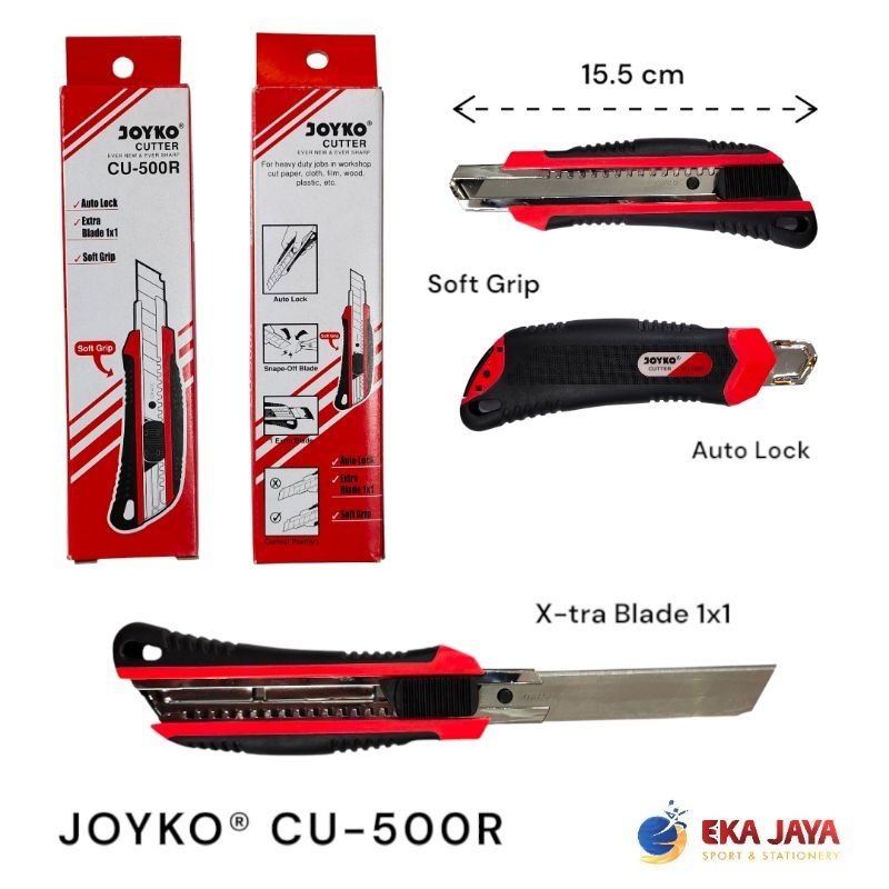 

CUTTER / PISAU CUTTER / CUTTER BESAR / CUTTER JOYKO CU 500 R