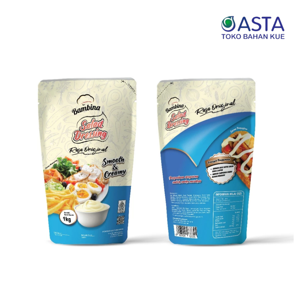 

Bambina Salad Dressing Mayonais Rasa Original 1kg