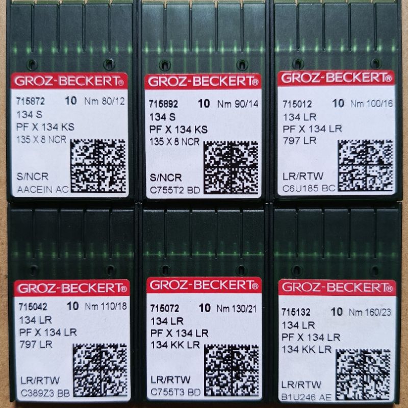 jarum PF mesin jahit kulit sepatu tas dompet PFx134 GROZ BECKERT