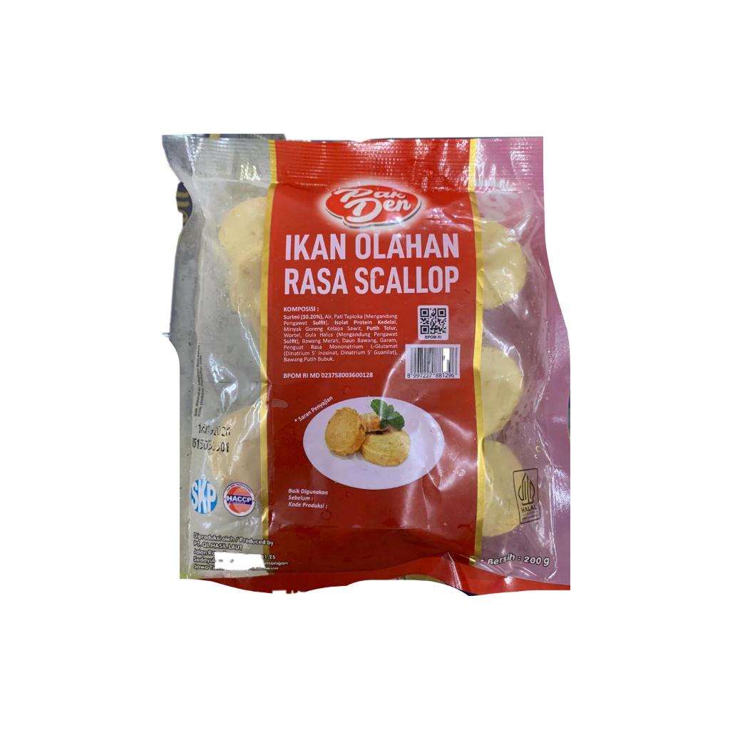 

PAK DEN OLAHAN IKAN SCALLOP 200 GR