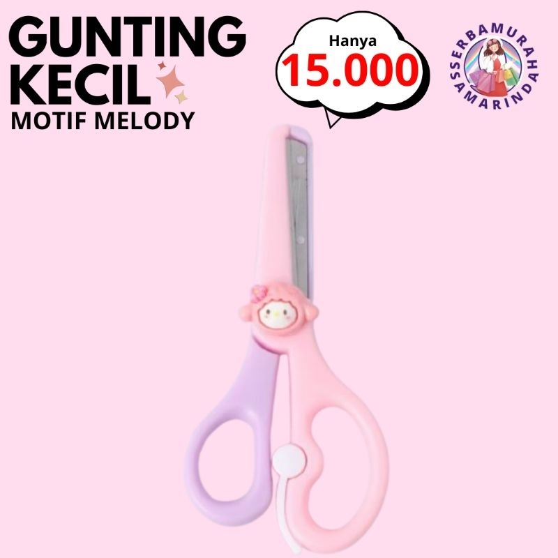 

GUNTING KECIL SANRIO MELODY LUCU GUNTING MINI DIY ALAT POTONG KERTAS ATK MURAH