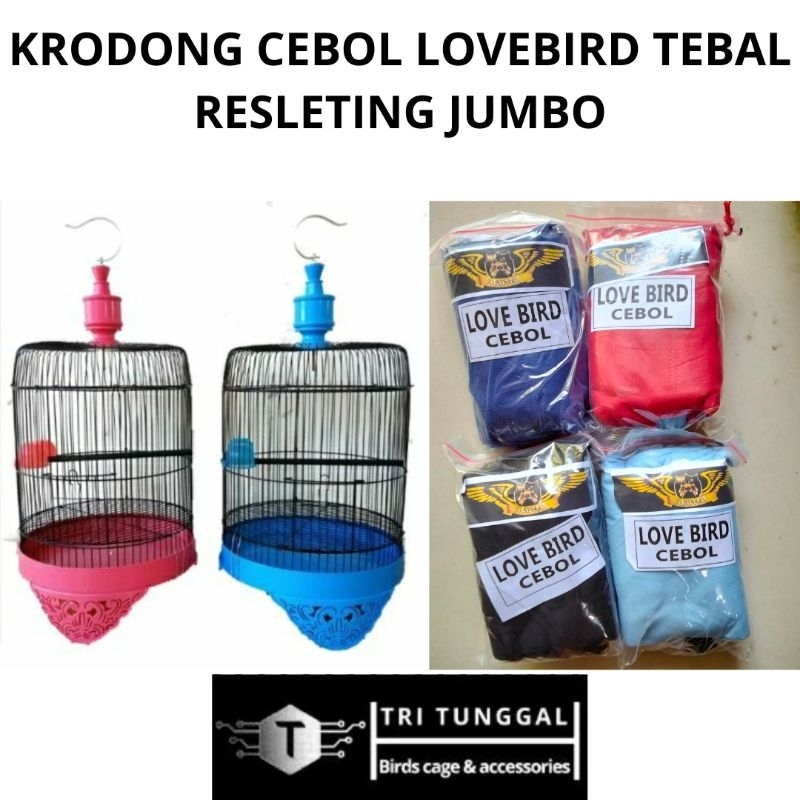 kerodong krodong tebal sangkar lovebird dm33 cebol krodong sangkar burung