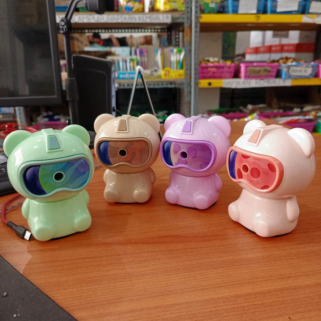 

Sharpener Orotan Serutan Rautan Giling Astronot SQUEEZY SM-SQ14