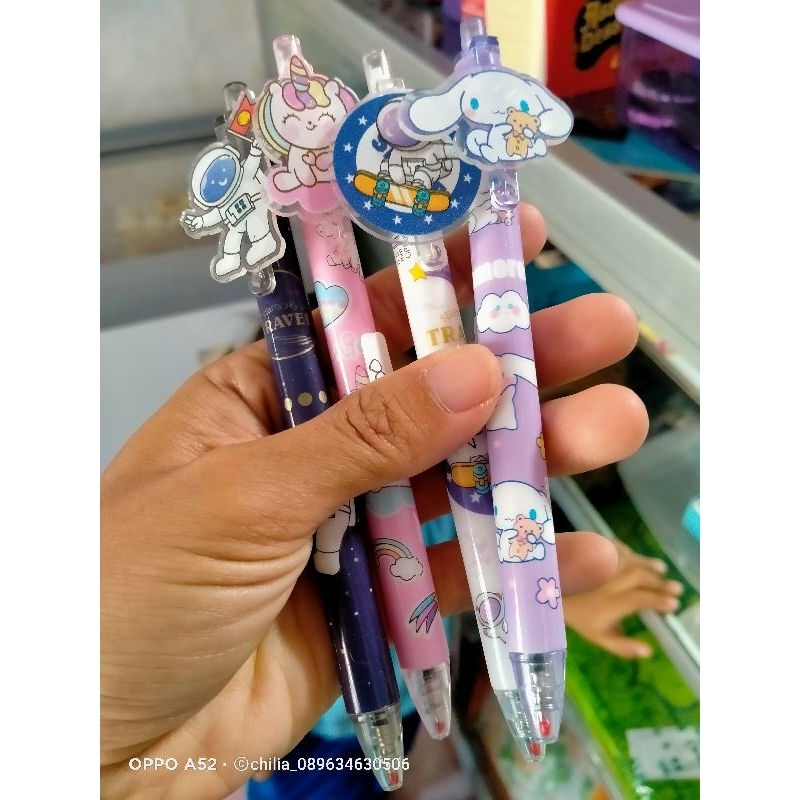 

pulpen gel aneka motif
