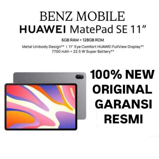 Huawei Matepad SE 11" 6/128 GB Tablet 11 inch Garansi Resmi