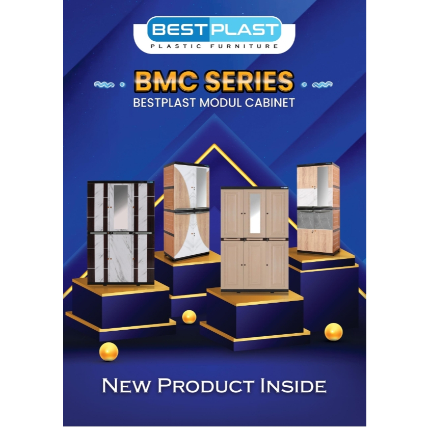KHUSUS MALANG RAYA Lemari Plastik RAK BestPlast Olymplast 2 Pintu 3 Pintu Cermin Termurah