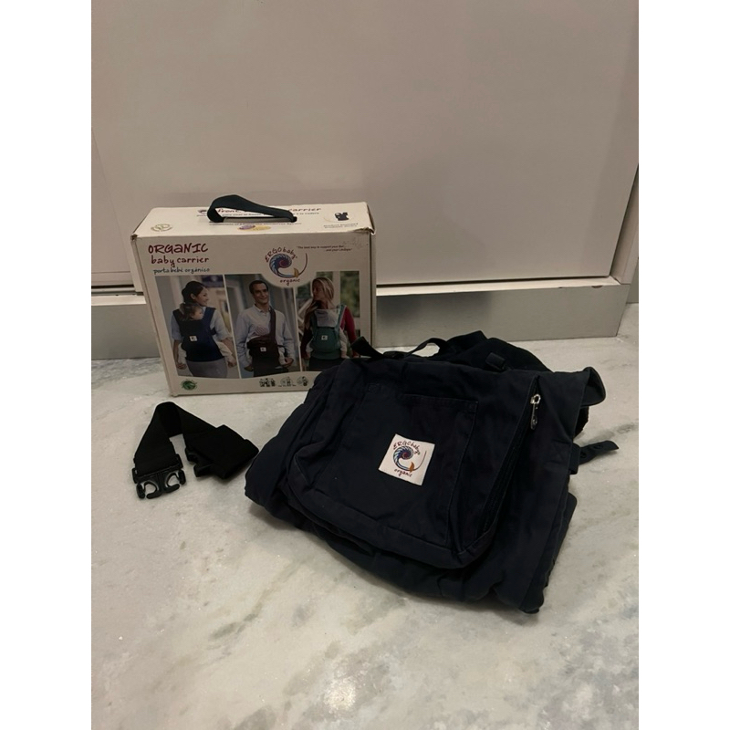 Baby Carrier Ergo Baby gendongan bayi organic navy blue biru tua