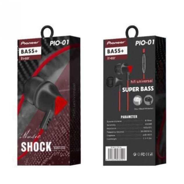 H/F PIONER PIO 01/ HEADSET PIONER SPORT SHOCK PIO-01/ EARPHONE PIONER PIO01/ HANDFRESS POI 01