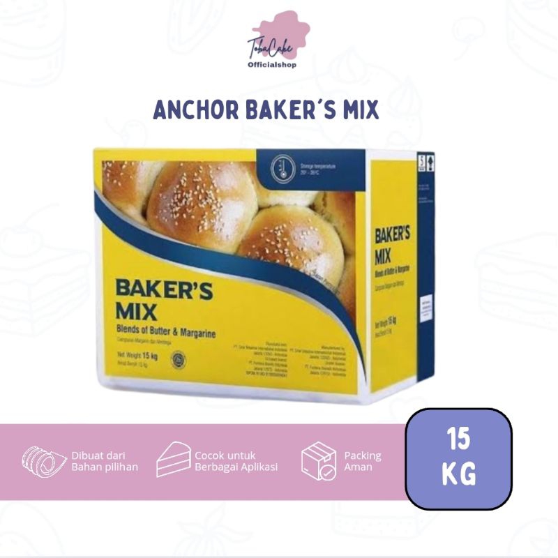 

Anchor Baker's Mix Blends Of Butter & Margarine 15kg