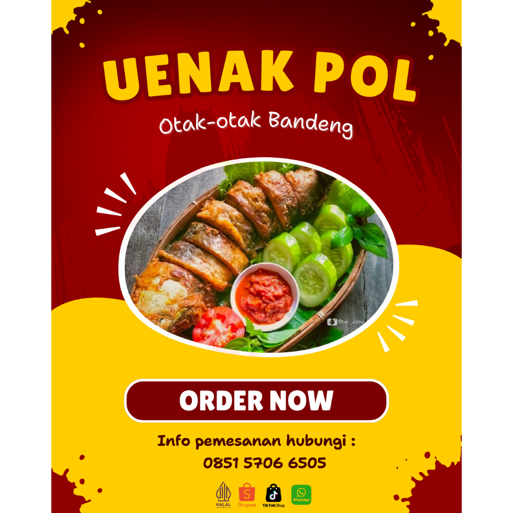 

Otak-Otak Bandeng Uenak Pol