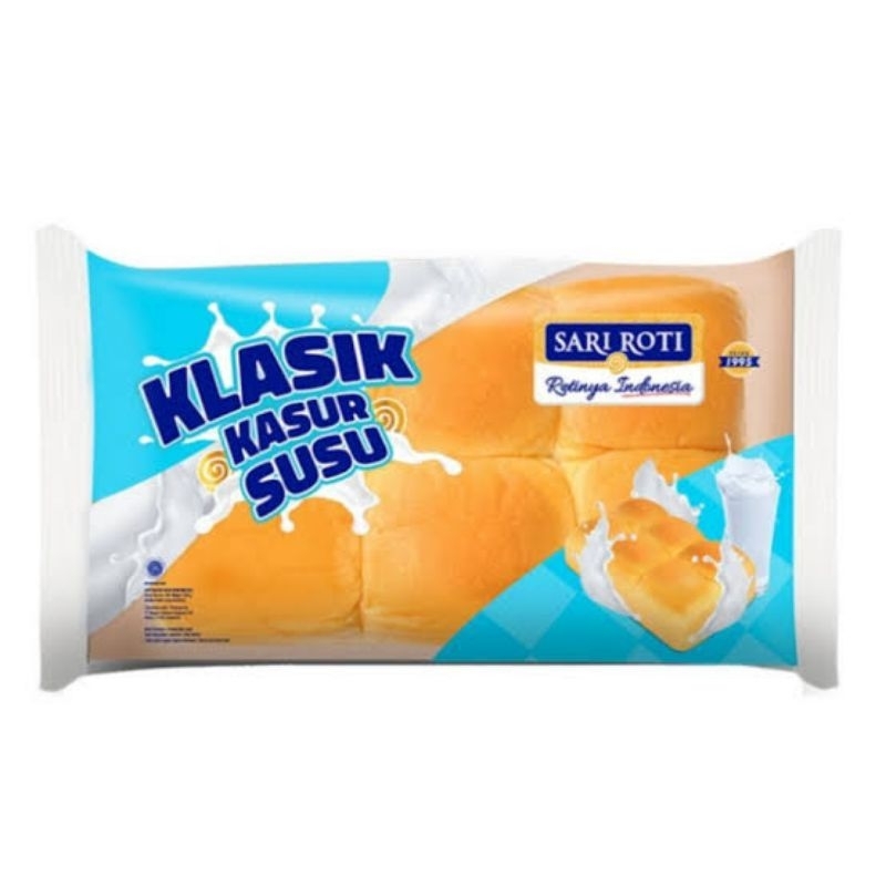 

Sari Roti - Roti Klasik Kasur Rasa Susu 185 gr ( Hanya Pengiriman Instant dan Produk Langsung Request Ke Sales Setiap Harinya Jadi Masih Fresh)