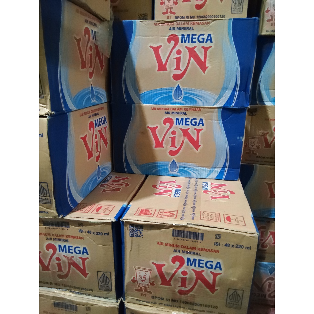 

Air Mineral Megavin Cup 220ml isi 48 cup
