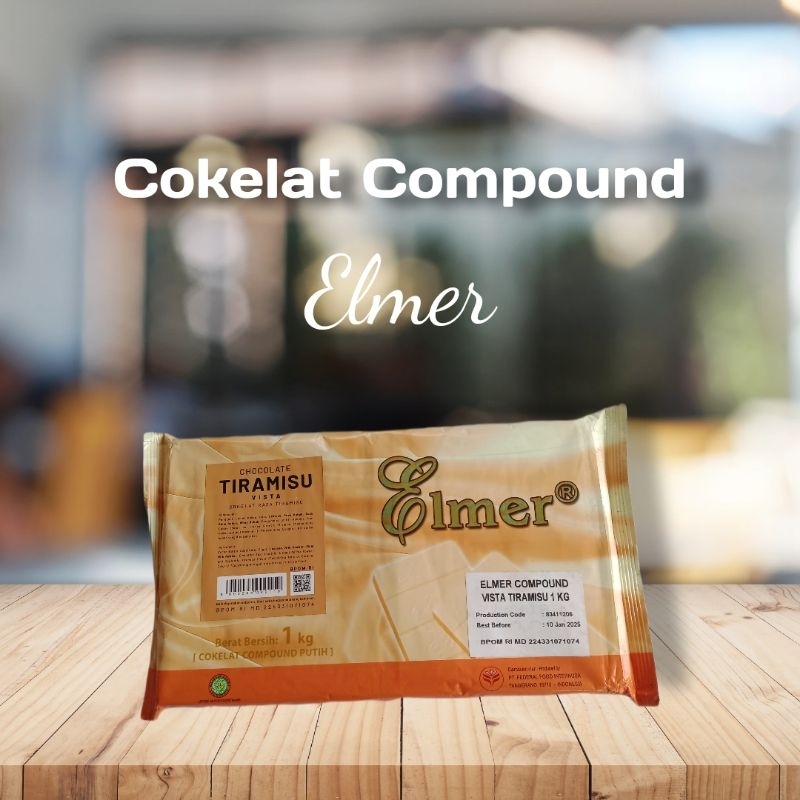 

Cokelat Compound Elmer Tiramisu 1 Kg