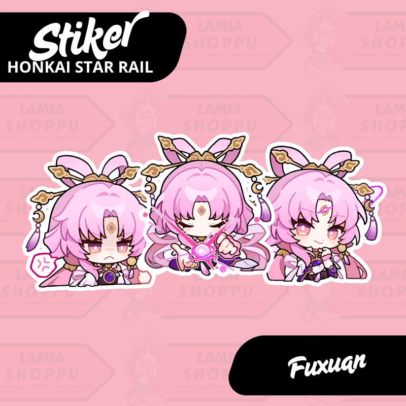 

Stiker Honkai Star Rail Fuxuan | Sticker Fuxuan HSR | Merch Anime Game Vinyl Anti Air