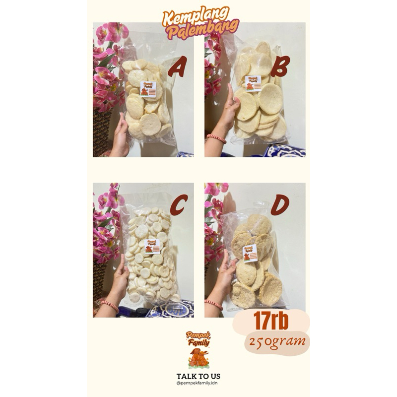 

Kemplang Ikan Palembang | Kemplang Asli Palembang 250 gram