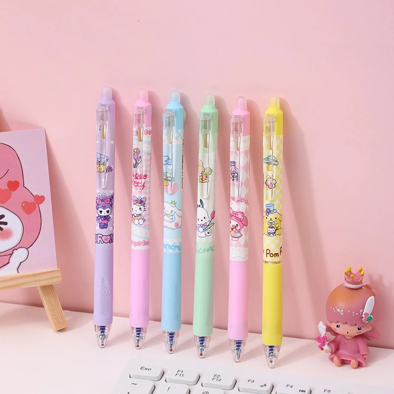 

PEN HAPUS Pulpen Gel Motif Sanrio Bisa Dihapus / Pen Gel Mekanik Sanrio tinta biru pulpen 0.5mm