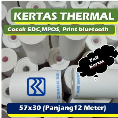 

Paket 10 roll KERTAS BRILink Ukuran 57X30 ( Panjang 12 METER) Kwalitas Import Korea