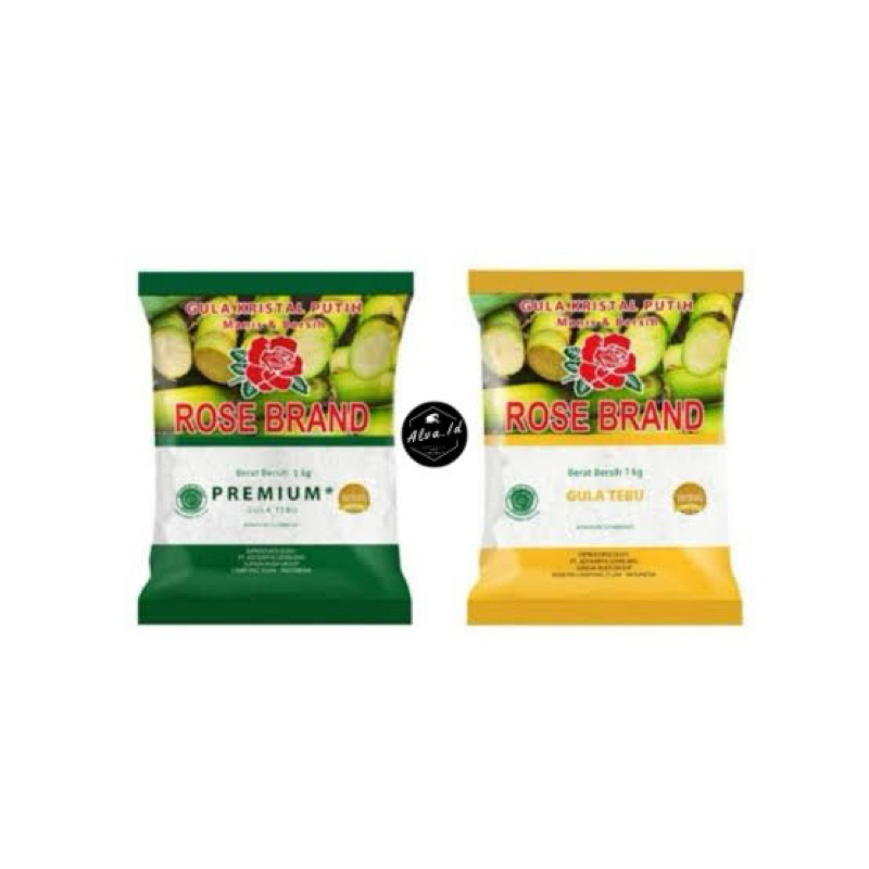 

Gula Tebu Rose Brand 1kg Kuning / Hijau