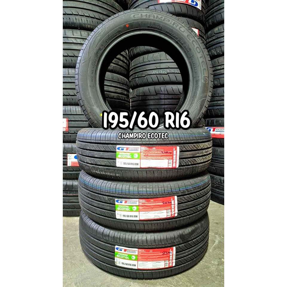 BAN RING 16 195 60 TUBELES BAN MOBIL GT RADIAL 195/60 R16 CHAMPIRO ECOTEC