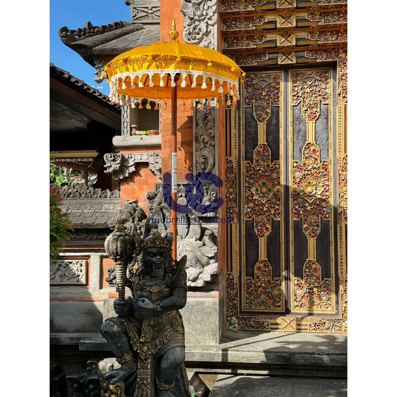 Payung Bali Hias Dekorasi / Tedung Agung Rob - Rob Kain Saten