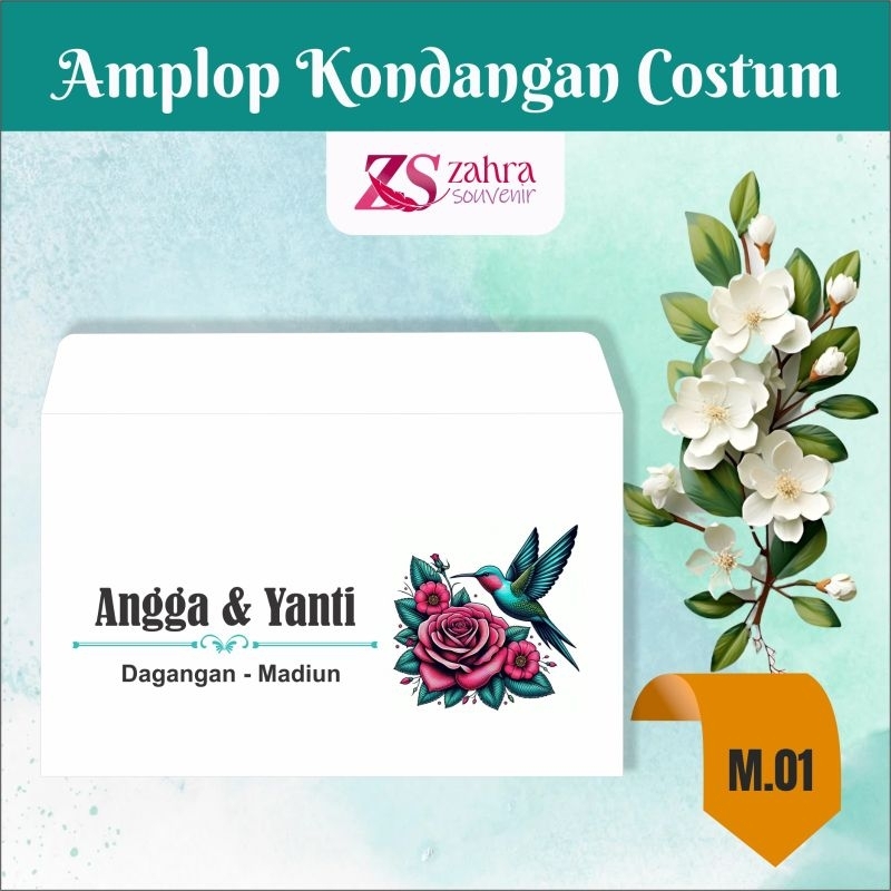 

Amplop Nikahan | Amplop Kondangan Custom Nama