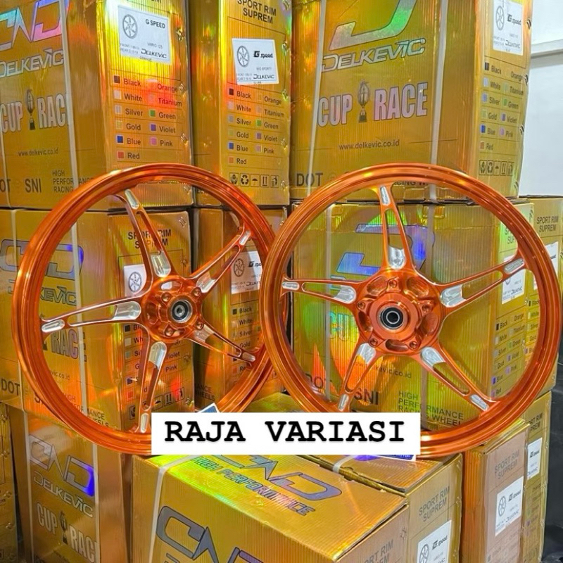 VELG DELKEVIC DND KSPEED BINTANG LAUT RING 17- MX KING UK 1.60X17/1.85X17 K-SPEED BINTANG LAUT VELG 