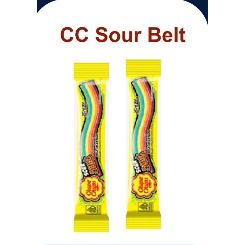 

chups chups sour belt 1pack isi 24pcs