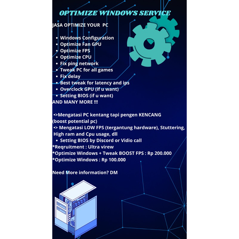 Optimize Windows, TWEAKING FOR ALL GAMES