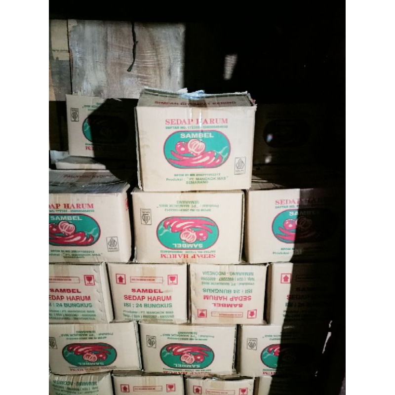 

Saus sambal sedap harum cap mangkok isi 24