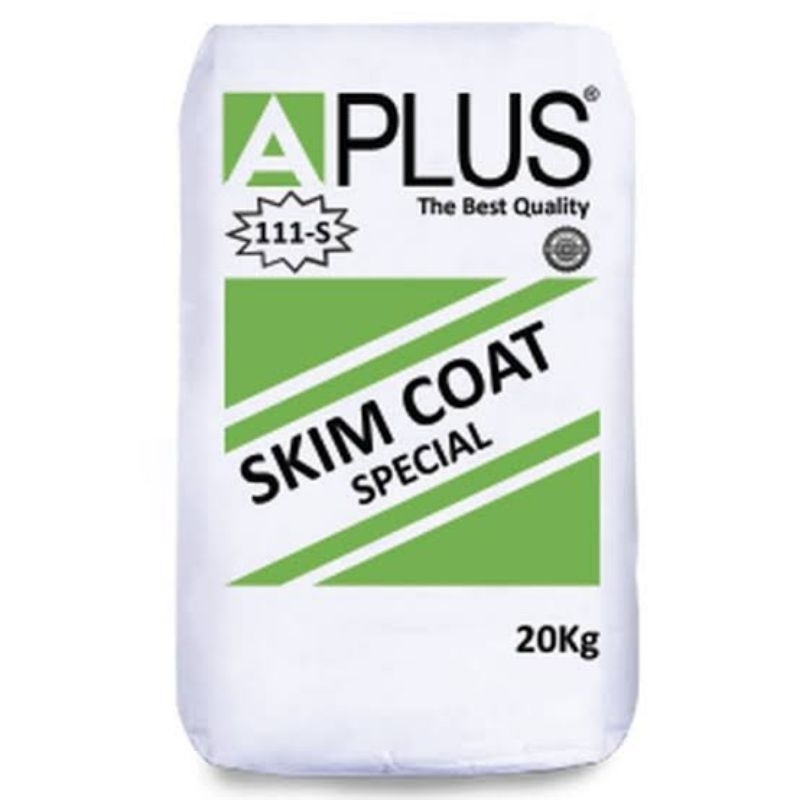 Aplus Hijau Special Skim Coat / Plamir Dinding / Plamur Tembok