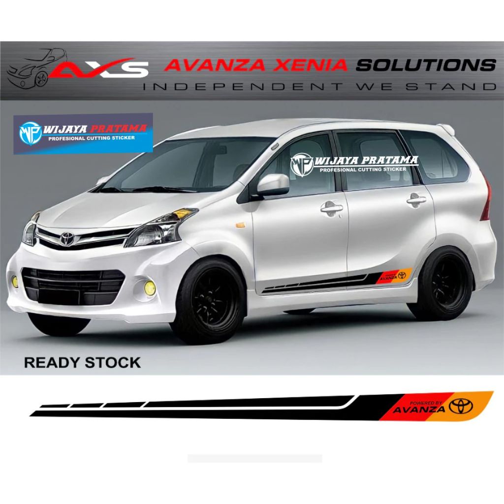 STICKER STIKER AVANZA 2012 2013 2014 2015 2016 2017 2018 2019 2020 2021 VELOZ XENIA mobil calya mobi