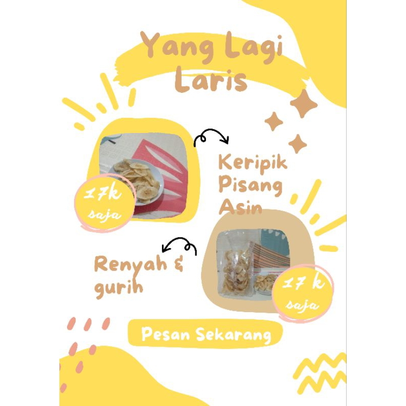 

Keripik Pisang Asin Gurih