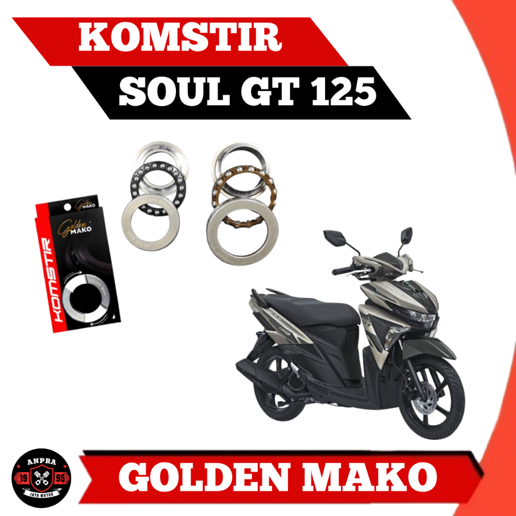 KOMSTIR RACING YAMAHA SOUL GT 125 ORIGINAL GOLDEN MAKO PNP