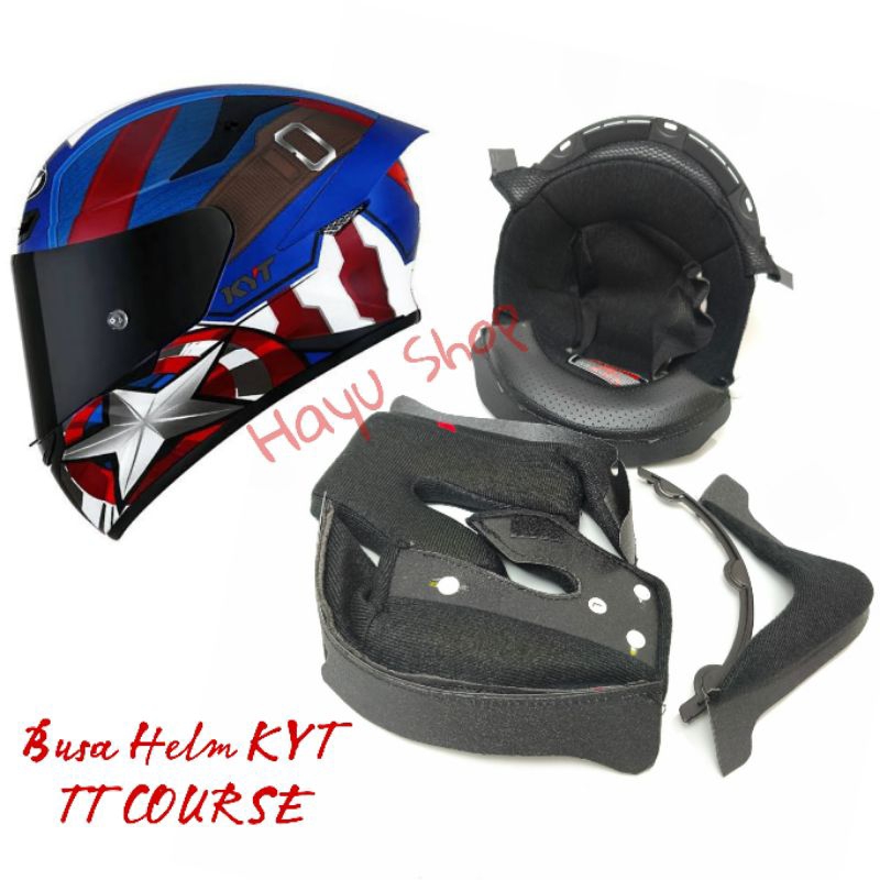 BUSA HELM KYT TT COURSE TTC SIZE S M L XL XXL