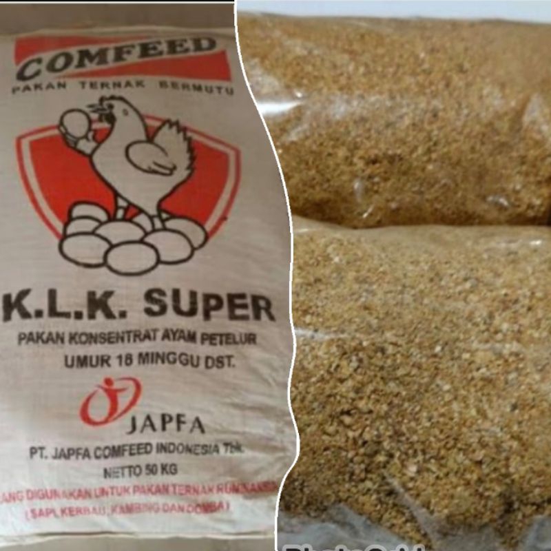 Comfeed layer konsentrat ayam petelur pakan ayam bebek entok K.L.K SUPER 15 KG