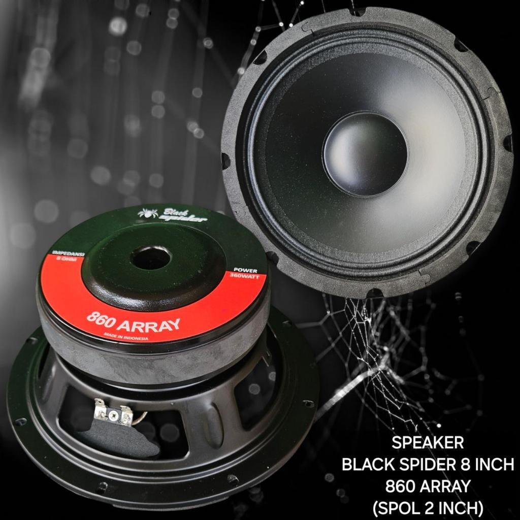 Speaker Black Spider 8 Inch 860 Array / BS 8" 860 Array Mid Low Original
