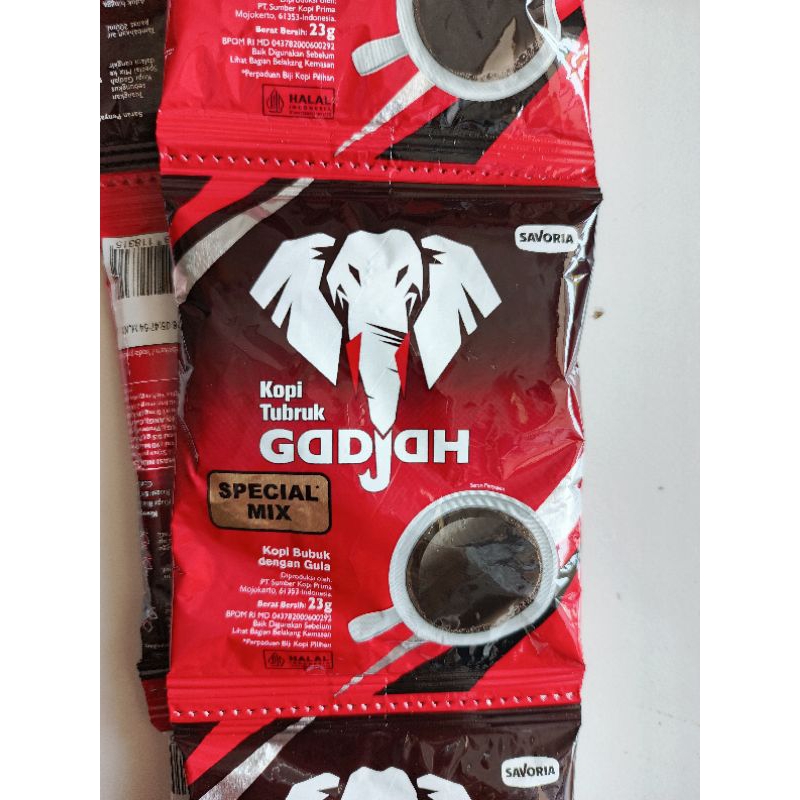 

KOPI TUBRUK GADJAH 23 gr - RENCENG 10 Pcs