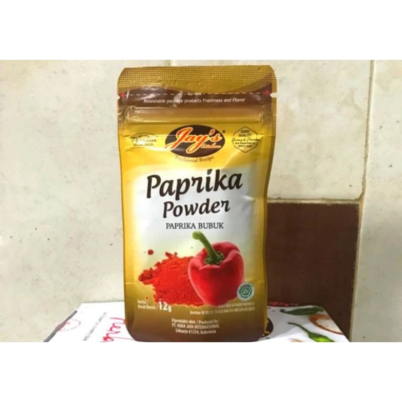 

Jay's Kitchen Paprika Powder Zipper 12 GR