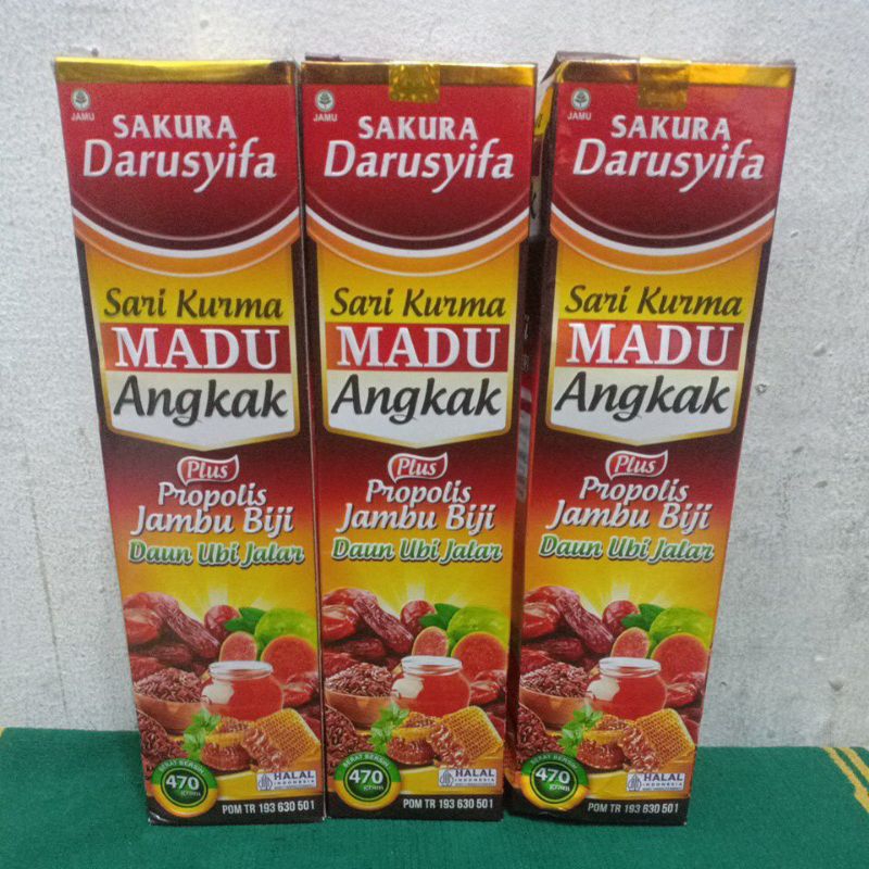 

Paket isi 3 Madu Angkak Darusyifa