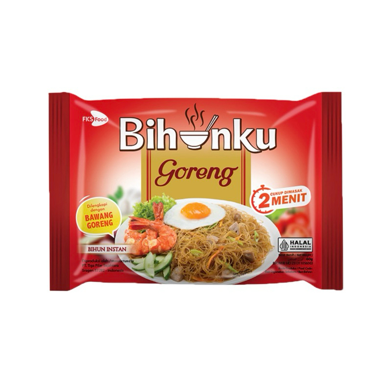 

Bihunku bihun goreng berat 55gram
