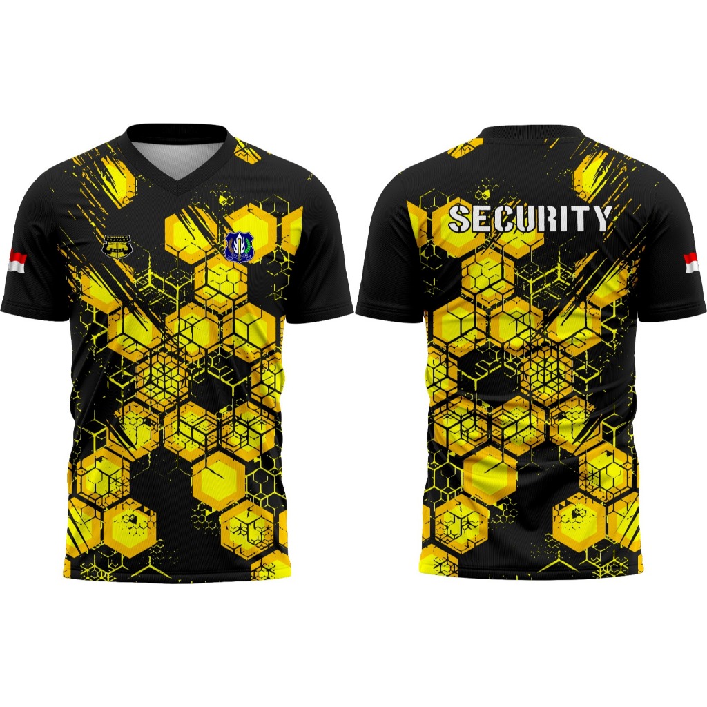 JERSEY SECURITY TERBARU 2025//JERSEY CUSTOM FULLPRINTING//KAOS SATPAM//FREE NICKNAME