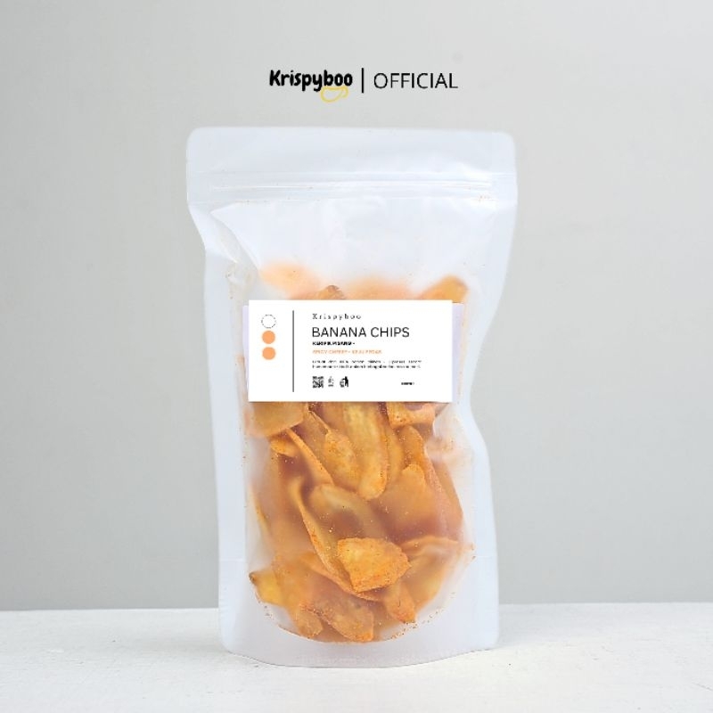 

Krispyboo - Camilan Snack Keripik Pisang Premium | Keju Pedas 100 gr