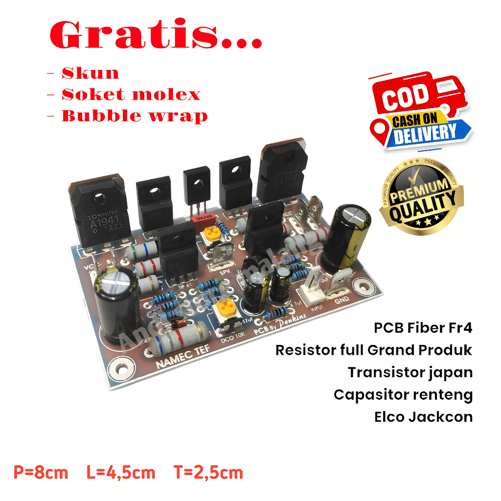 Kit Driver Power Amplifier Namec TEF