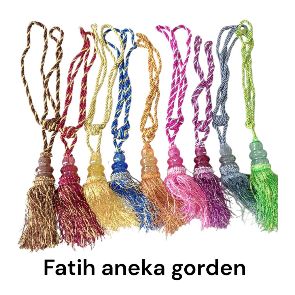 (COD)TASEL GORDEN/ TALI GORDEN KRISTAL PENGIKAT GORDEN