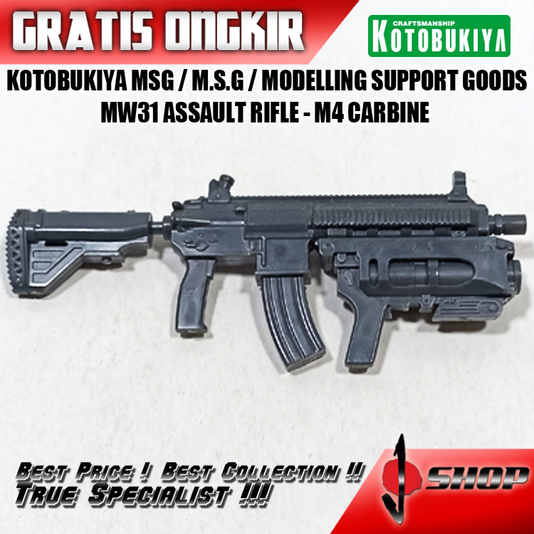 KOTOBUKIYA MSG / M.S.G / MODELLING SUPPORT GOODS - MW31 ASSAULT RIFLE - M4 CARBINE KOTO478