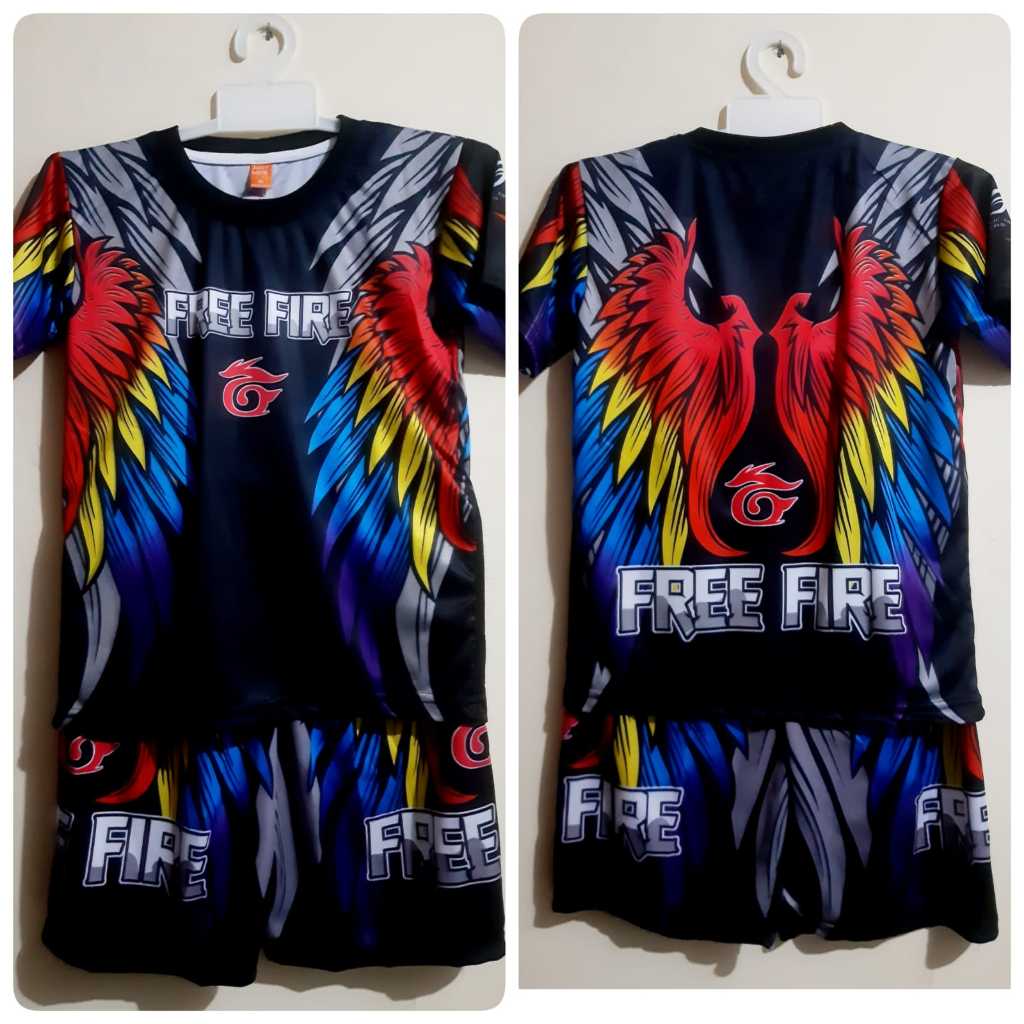 SC COLLECTION | SETELAN FREE FIRE ANAK LAKI LAKI | BAJU FREEFIRE ANAK | BAJU FF ANAK LAKI LAKI 1 SET