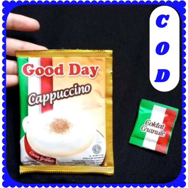 

KOPI GOOD DAY CAPPUCINO Kopi Instan Coklat Granul 25gr (10sachet)