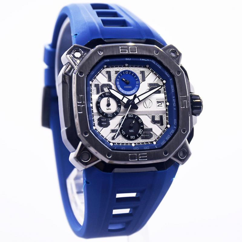 JAM TANGAN PRIA Christ Verra CV 63033G-36 L-GUN/BLU  ORIGINAL